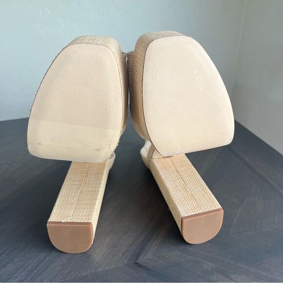 SAM EDELMAN Kori Platform Peep Toe Heels in Beechwood Size 11 NEW - Picture 14 of 17